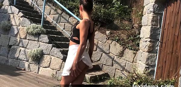  Fully Clothed Pissing In My Back Garden - Lexi Dona